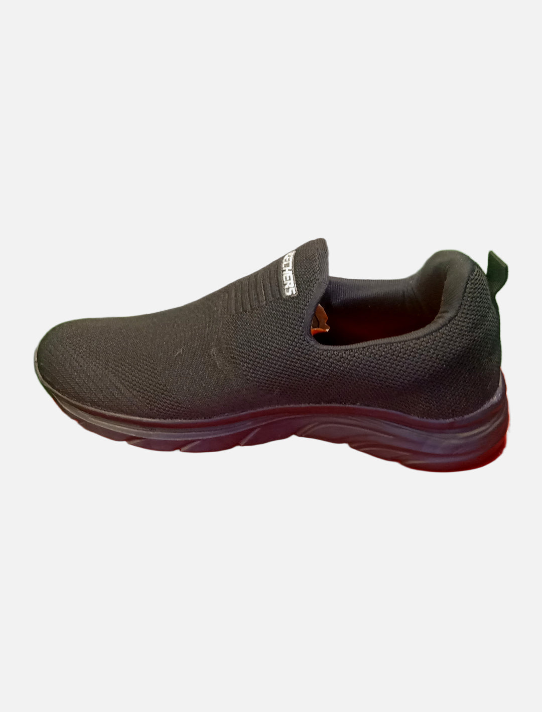 Black Breathable Mesh Body Slip-On Shoes