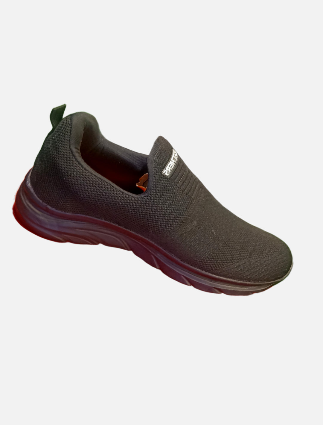 Black Breathable Mesh Body Slip-On Shoes