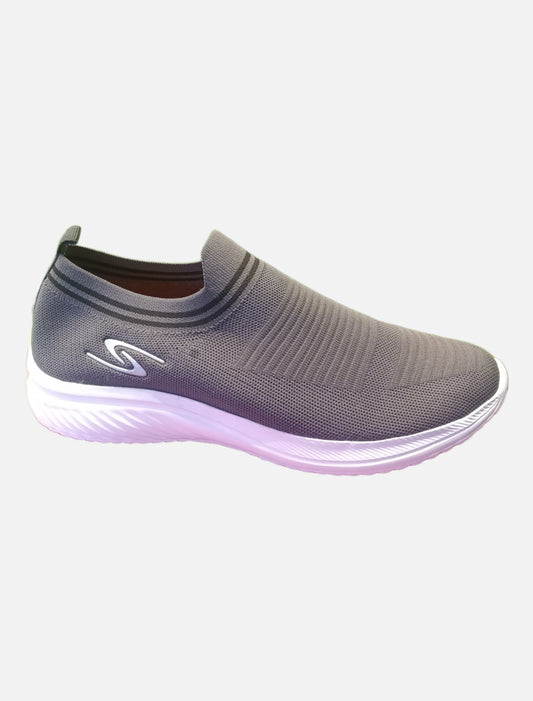 Grey Slip-On Comfortable Shoes